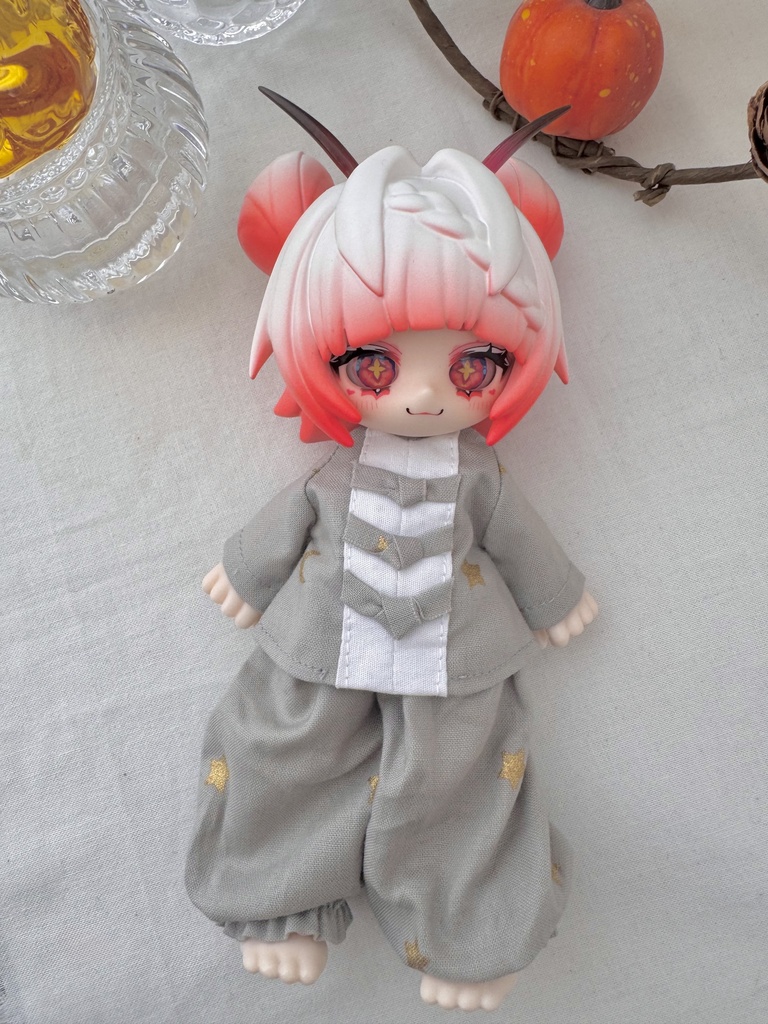 ブラインドドールサイズ カンフーパジャマ 星屑グレー