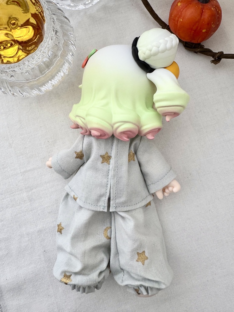 ブラインドドールサイズ カンフーパジャマ 星屑グリーン