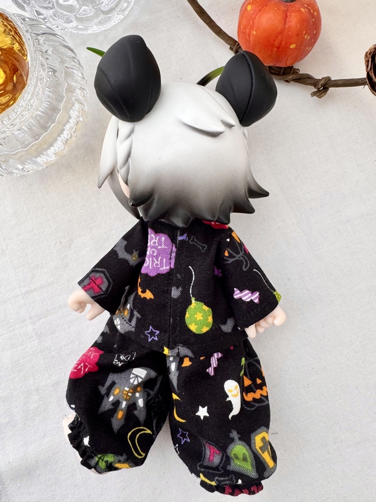 ブラインドドールサイズ カンフーパジャマ ハロウィンブラック