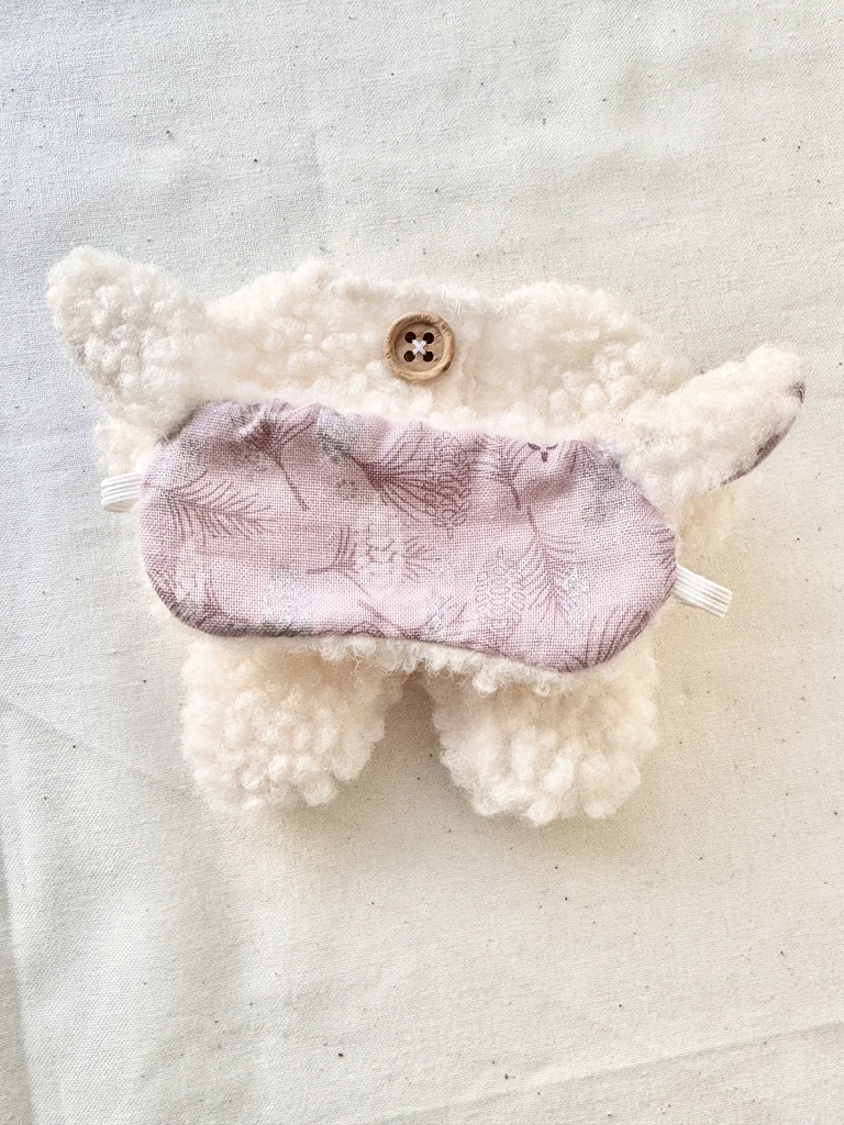 ぬい服　無属性ぬいぐるみ10センチサイズ　モコモコ着ぐるみパジャマ　ピンク