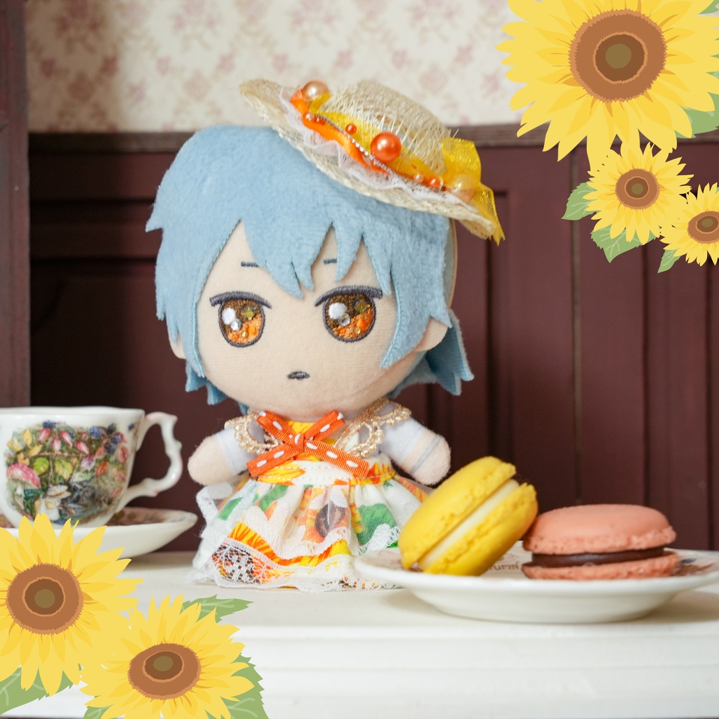 夏のひまわりコーデ