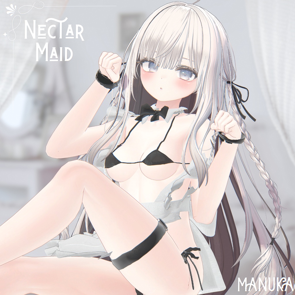 【9アバター対応】NectarMaid【VRChat向け衣装モデル】