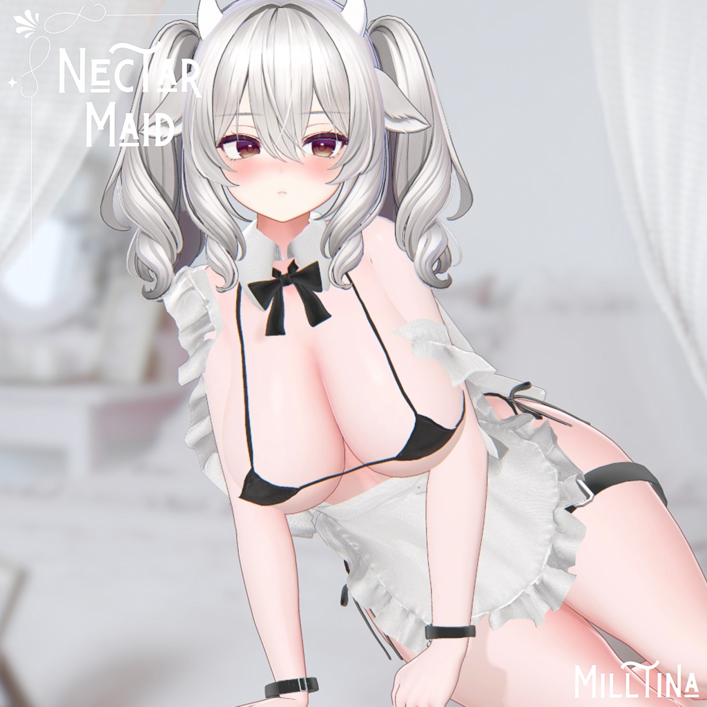 【9アバター対応】NectarMaid【VRChat向け衣装モデル】