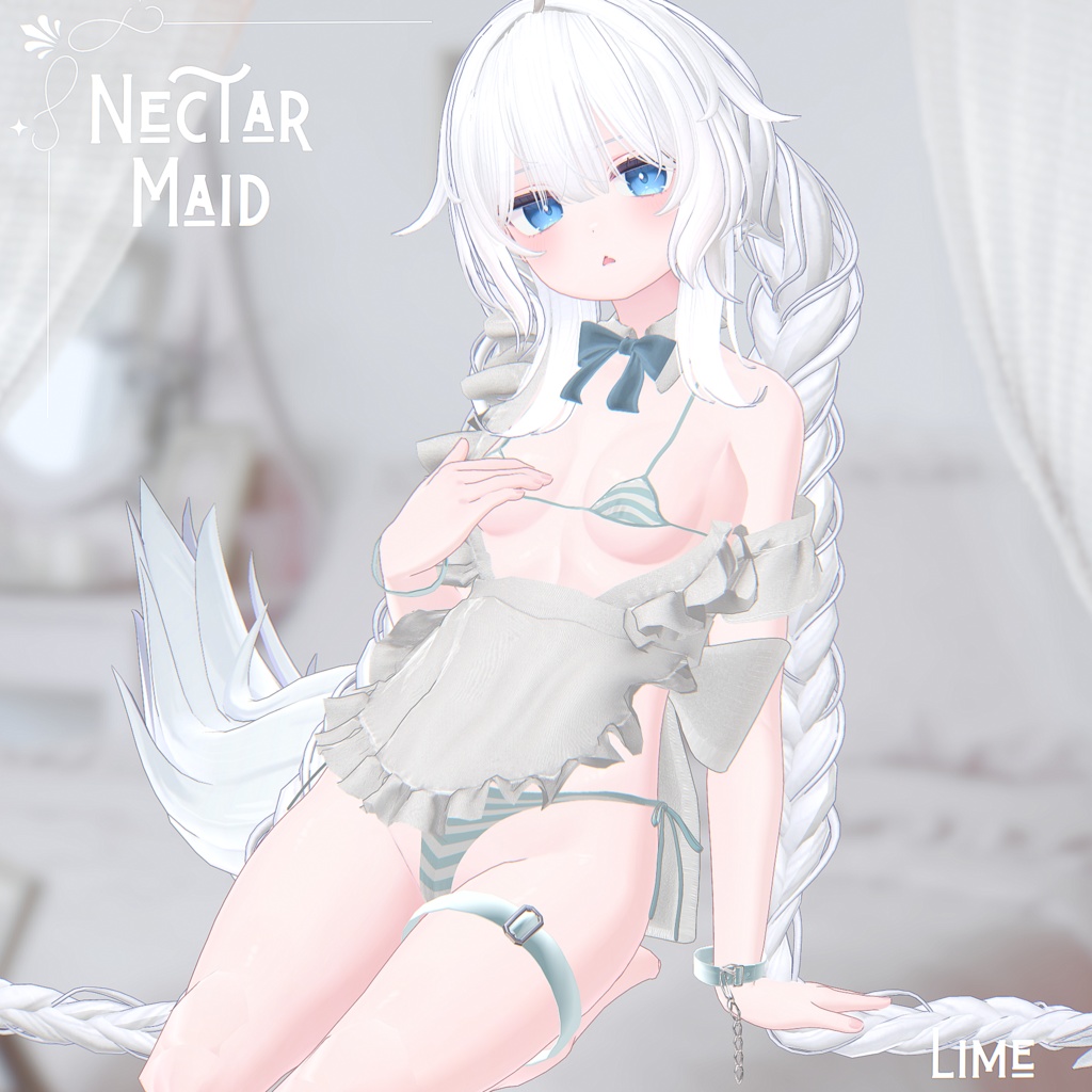 【9アバター対応】NectarMaid【VRChat向け衣装モデル】