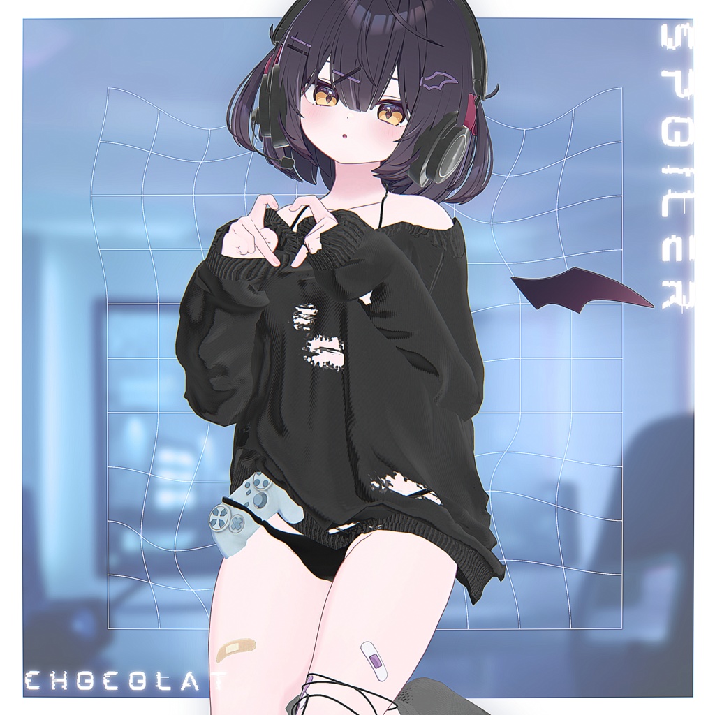 【8アバター】Spoiler!【VRChat向け衣装モデル】