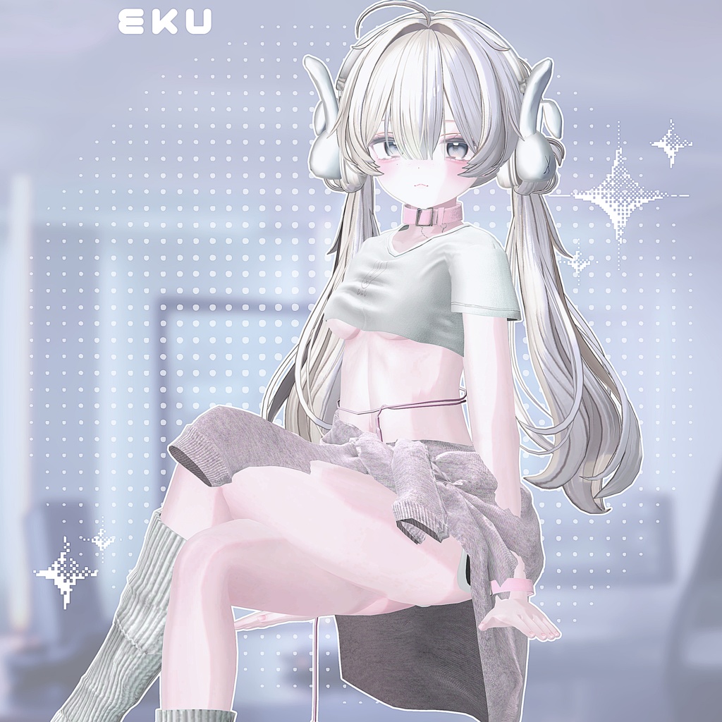 SALE🐰【12アバター】Respawn -りすぽーん-【VRChat向け衣装モデル】