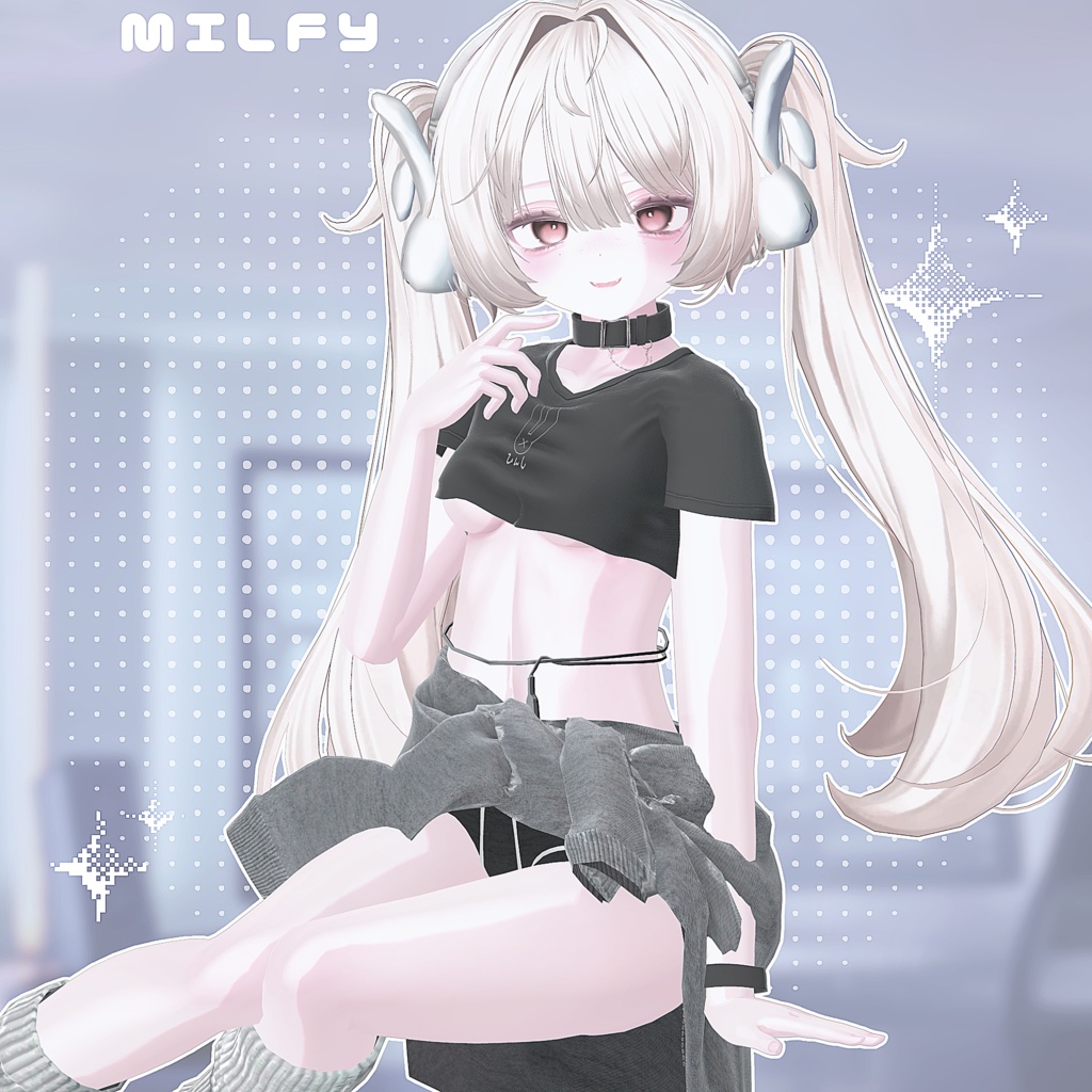 SALE🐰【12アバター】Respawn -りすぽーん-【VRChat向け衣装モデル】