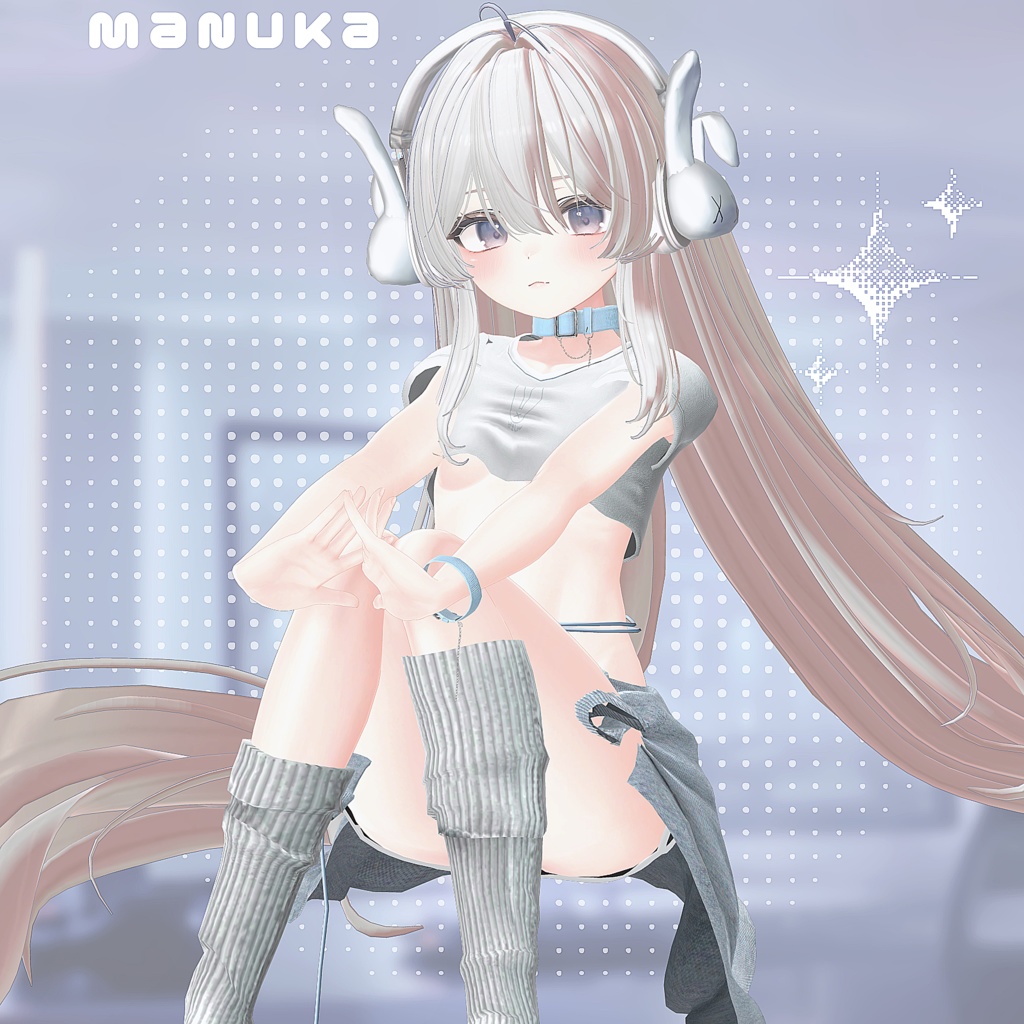 SALE🐰【12アバター】Respawn -りすぽーん-【VRChat向け衣装モデル】