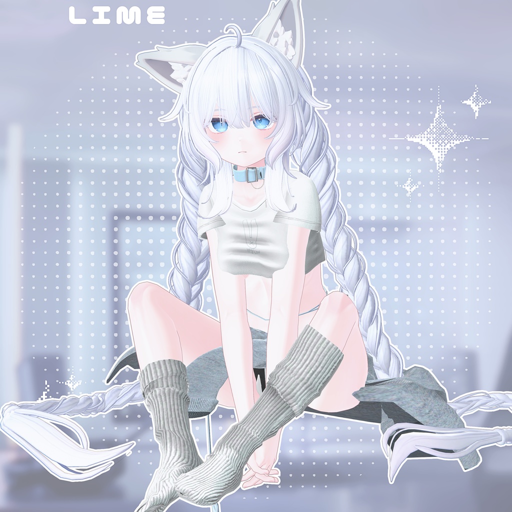 SALE🐰【12アバター】Respawn -りすぽーん-【VRChat向け衣装モデル】