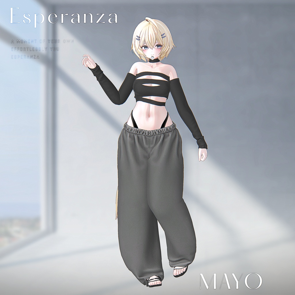 初日限定SALE🖤Esperanza【15アバター/VRChat向け衣装モデル】