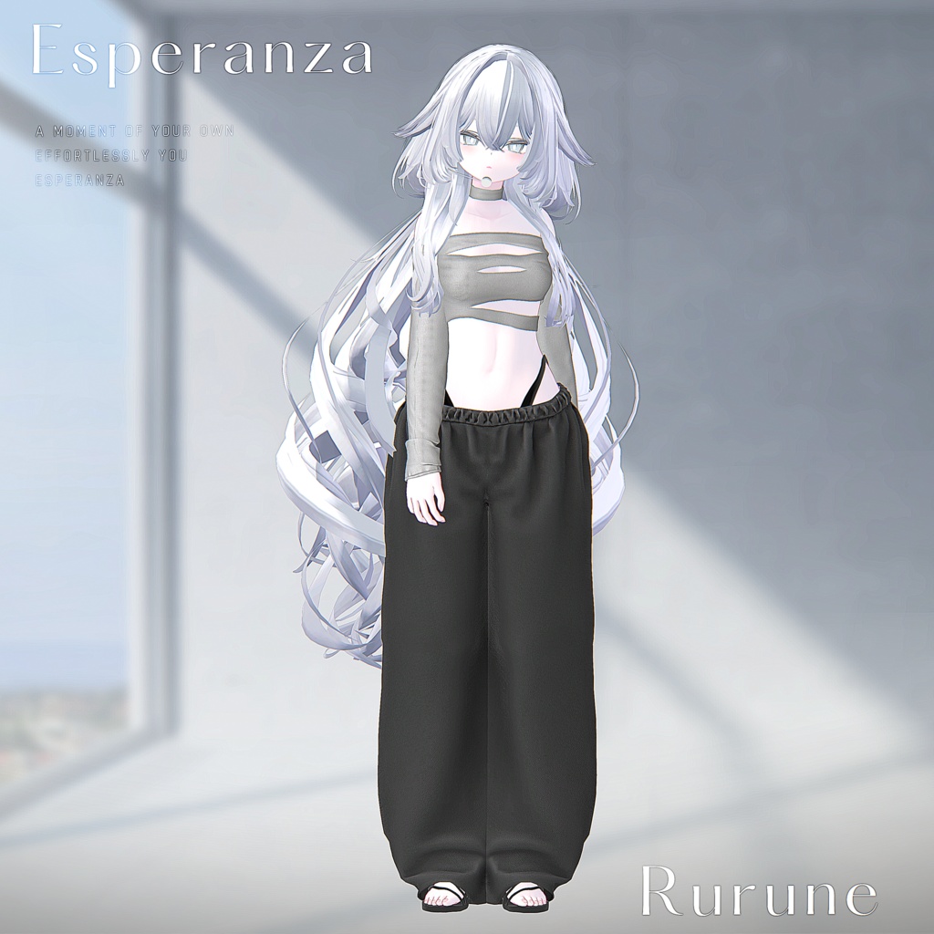初日限定SALE🖤Esperanza【15アバター/VRChat向け衣装モデル】