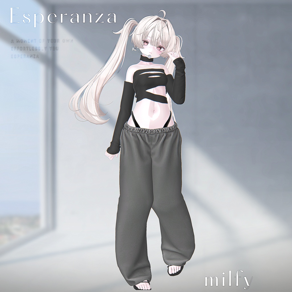 初日限定SALE🖤Esperanza【15アバター/VRChat向け衣装モデル】