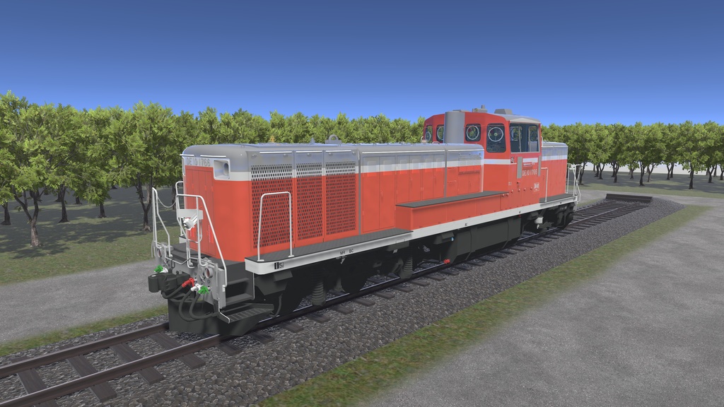 【VRChat想定:3Dモデル】DE10形ディーゼル機関車