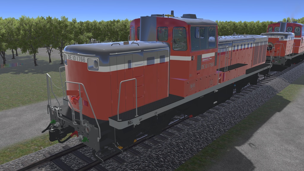 【VRChat想定:3Dモデル】DE10形ディーゼル機関車
