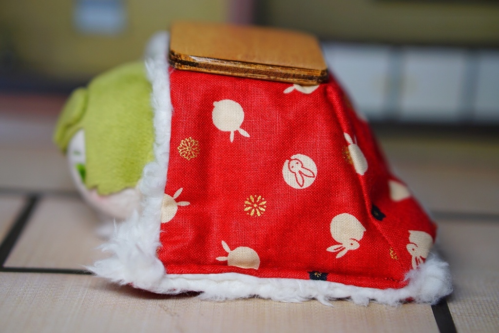 おひとりさまこたつ(あにまる柄)