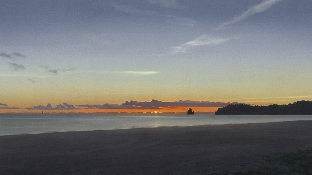 夕方の海・海岸