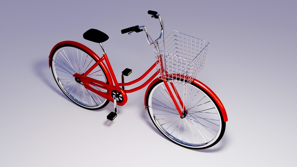 自転車　3Dモデル