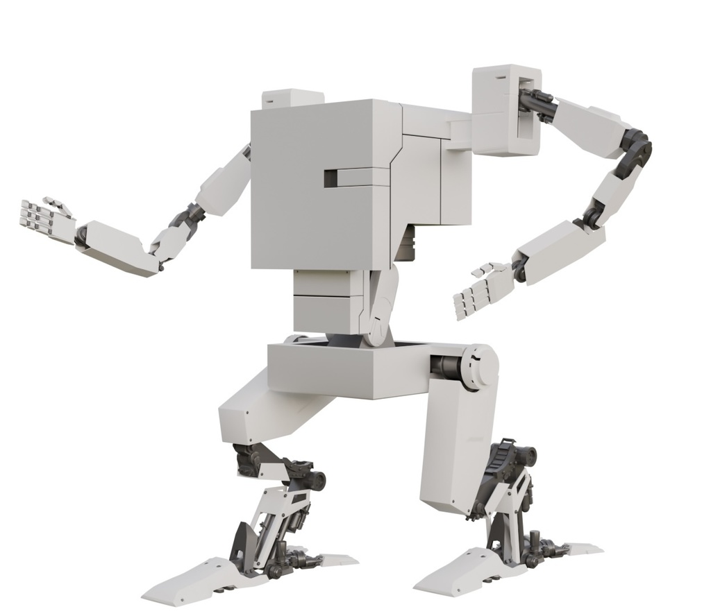 シンプルなロボット　３D モデル