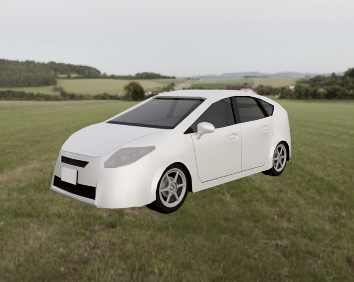 3Dモデル　自動車
