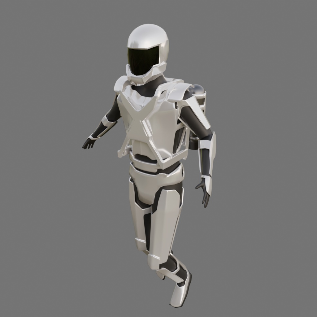 サイバースーツ　3Dモデル