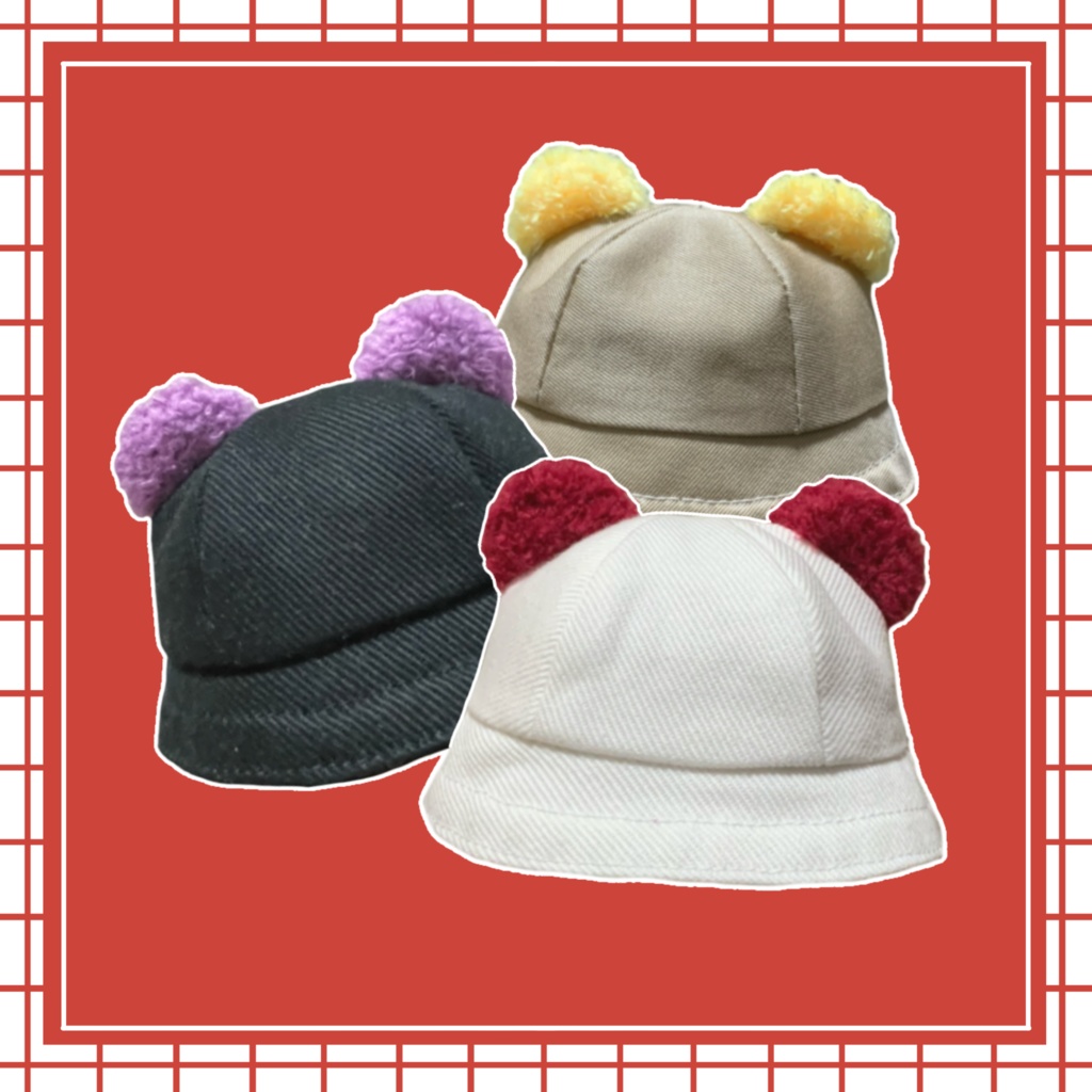くまさん帽子