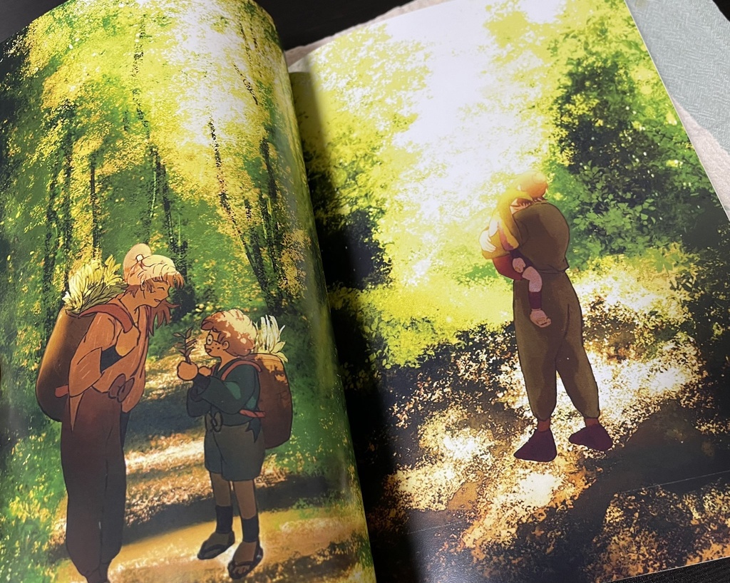 ※再販【極楽浄土】B5フルカラー画集本文62p+折込口絵ポスター2p