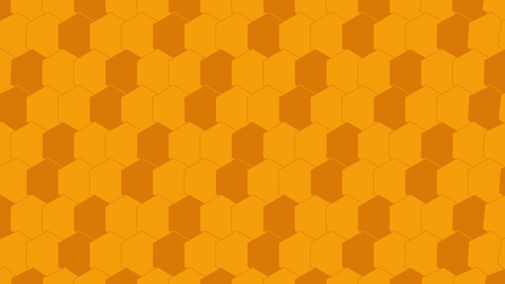 🎬 ハニカム六角形が中央から広がる演出 | OBS配信用 Stinger Transition(WebM)3色セット(movファイルのおまけつき)