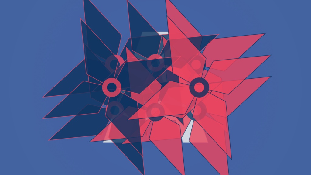 🎬 忍者手裏剣スピン演出 | OBS配信用 Stinger Transition(WebM)3色セット(movファイルのおまけつき)