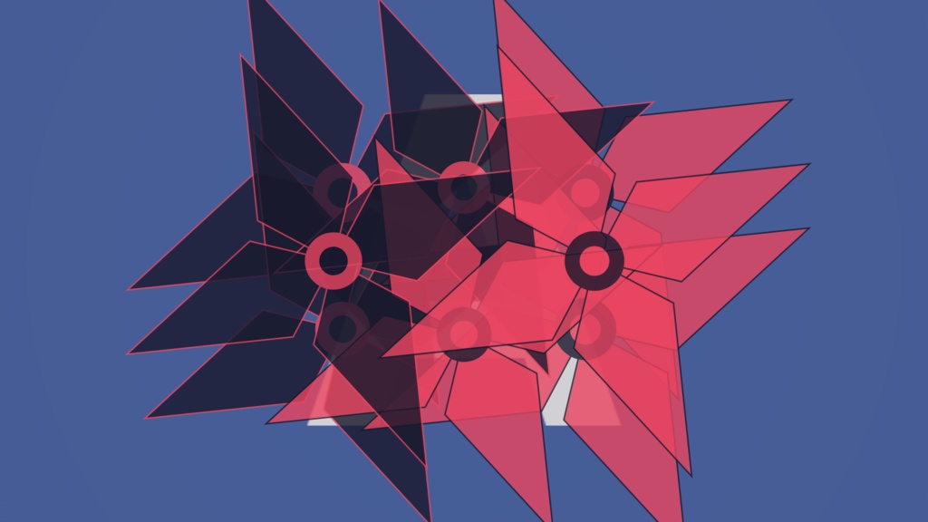 🎬 忍者手裏剣スピン演出 | OBS配信用 Stinger Transition(WebM)3色セット(movファイルのおまけつき)