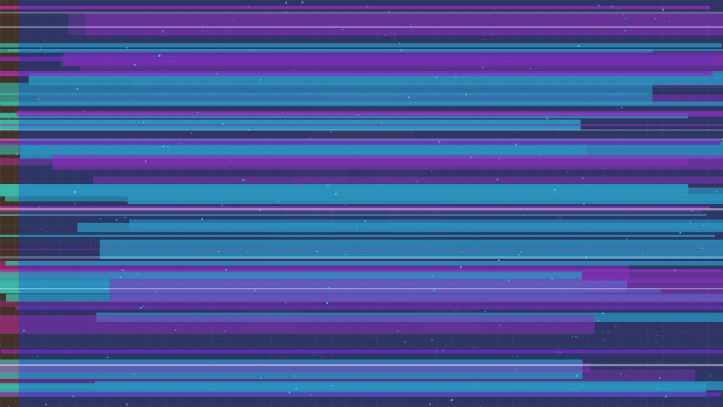 🎬 サイバーパンクグリッチトランジション | 配信用 Stinger Transition(WebM)3色セット