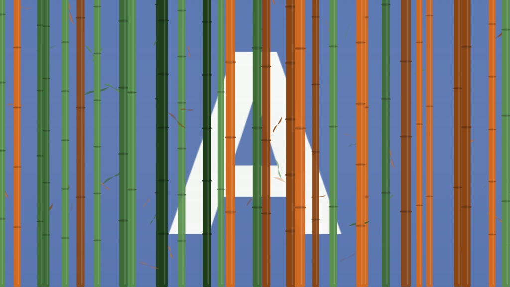 🎬 和風竹林トランジション | 配信用 Stinger Transition(WebM)3色セット