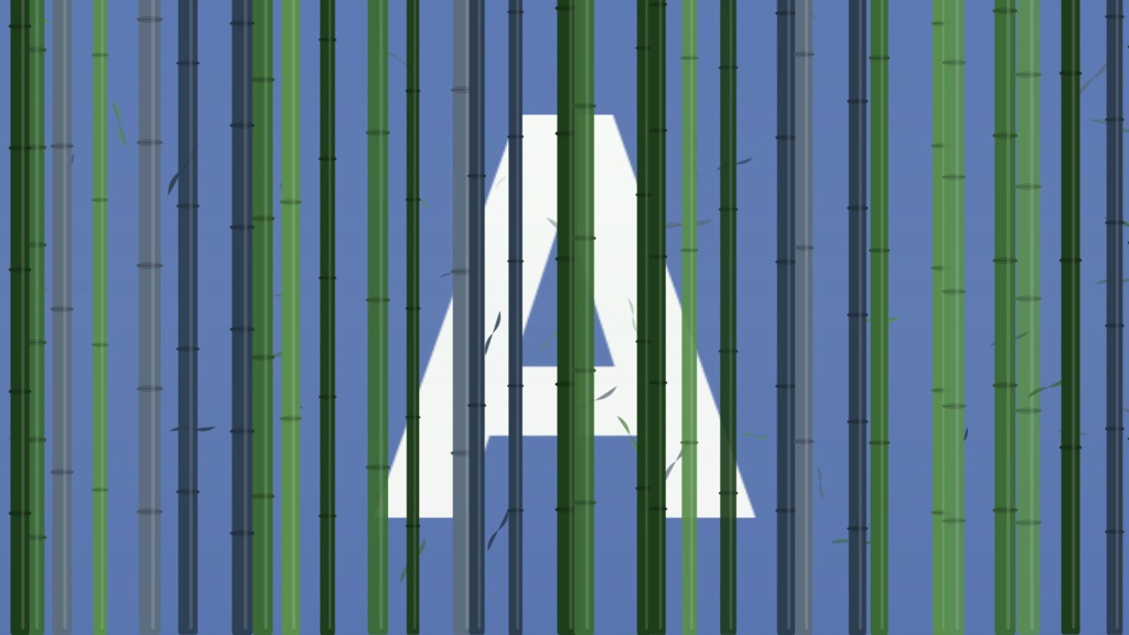 🎬 和風竹林トランジション | 配信用 Stinger Transition(WebM)3色セット