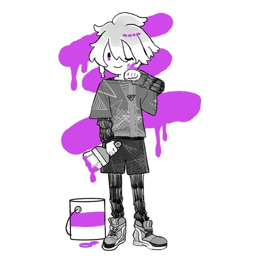 アクリルバッジクリップ/江戸三作