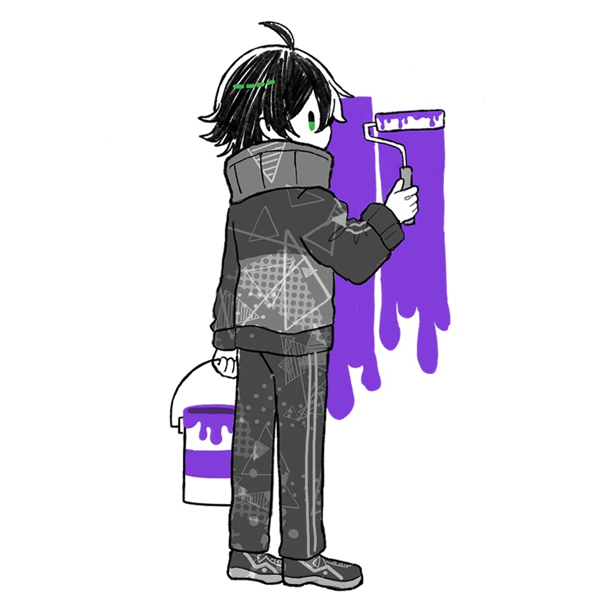 アクリルバッジクリップ/江戸三作