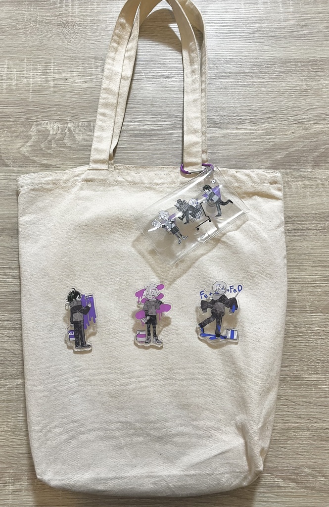 アクリルバッジクリップ/江戸三作