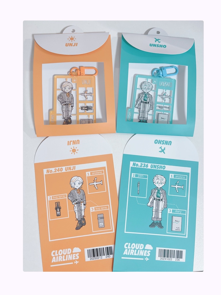 プラモデル風キーホルダー/鵜飼派