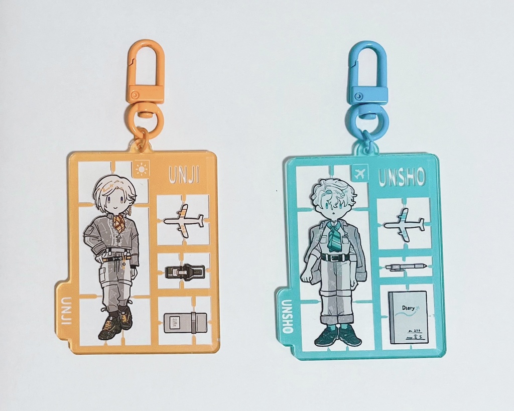 プラモデル風キーホルダー／鵜飼派