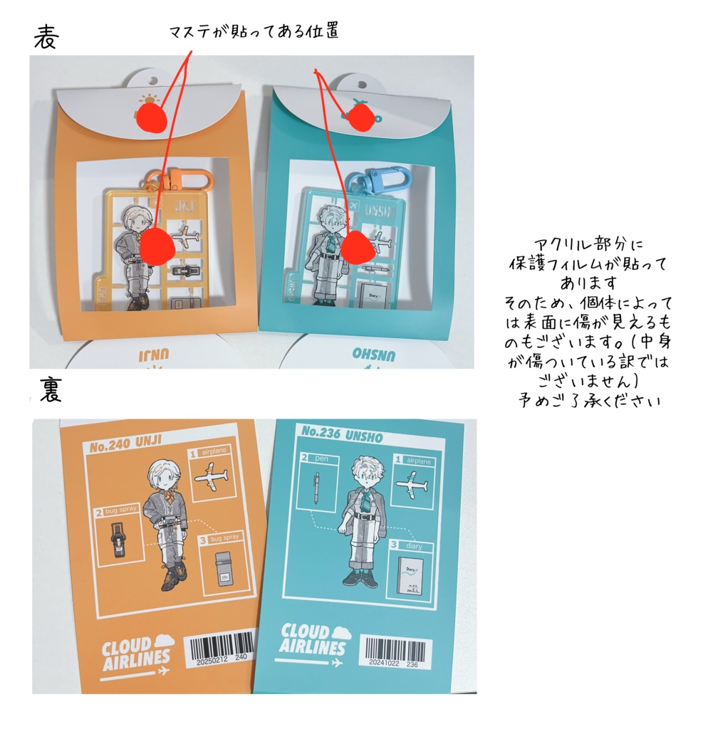 プラモデル風キーホルダー/鵜飼派