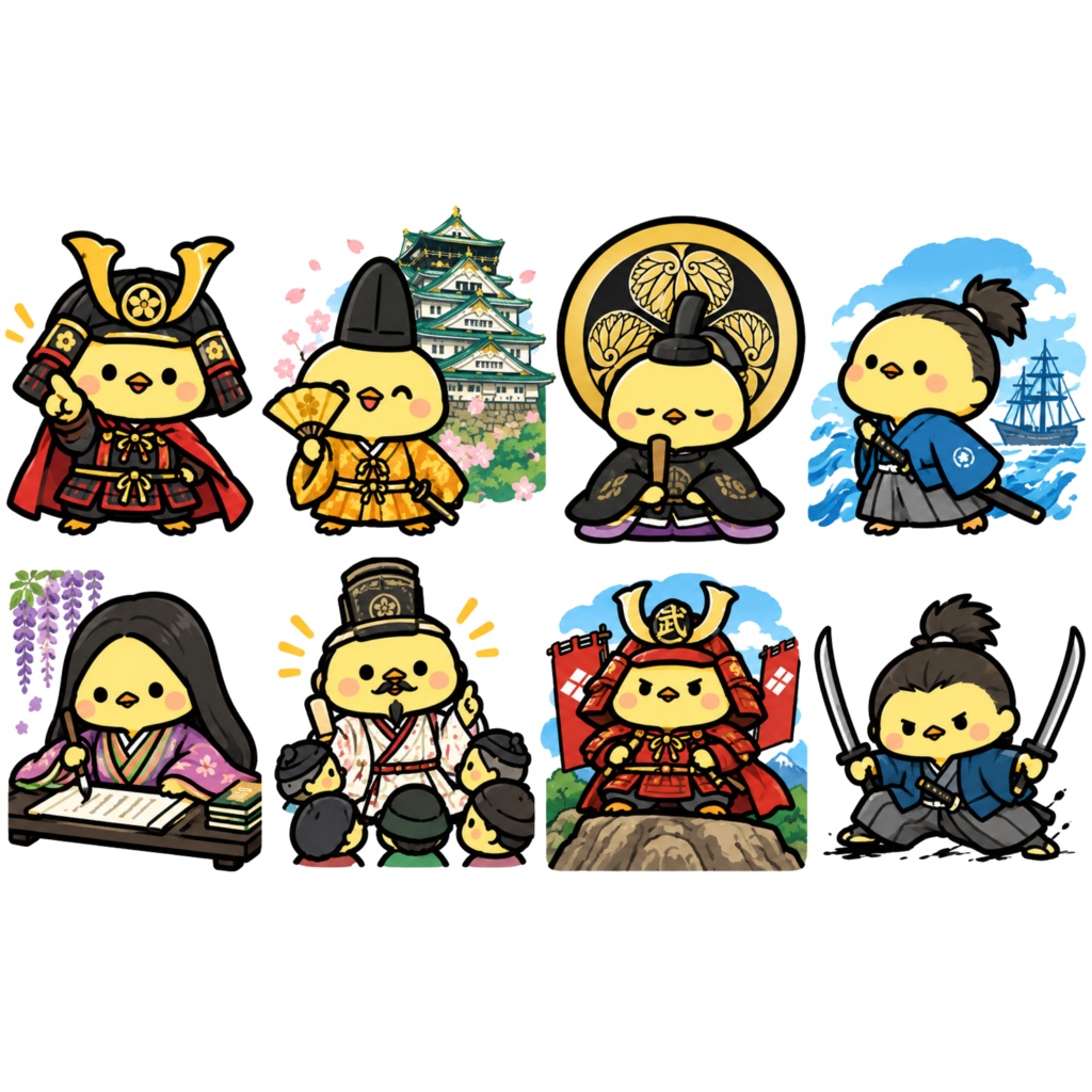 ぴいちゃんの歴史偉人伝1＆2