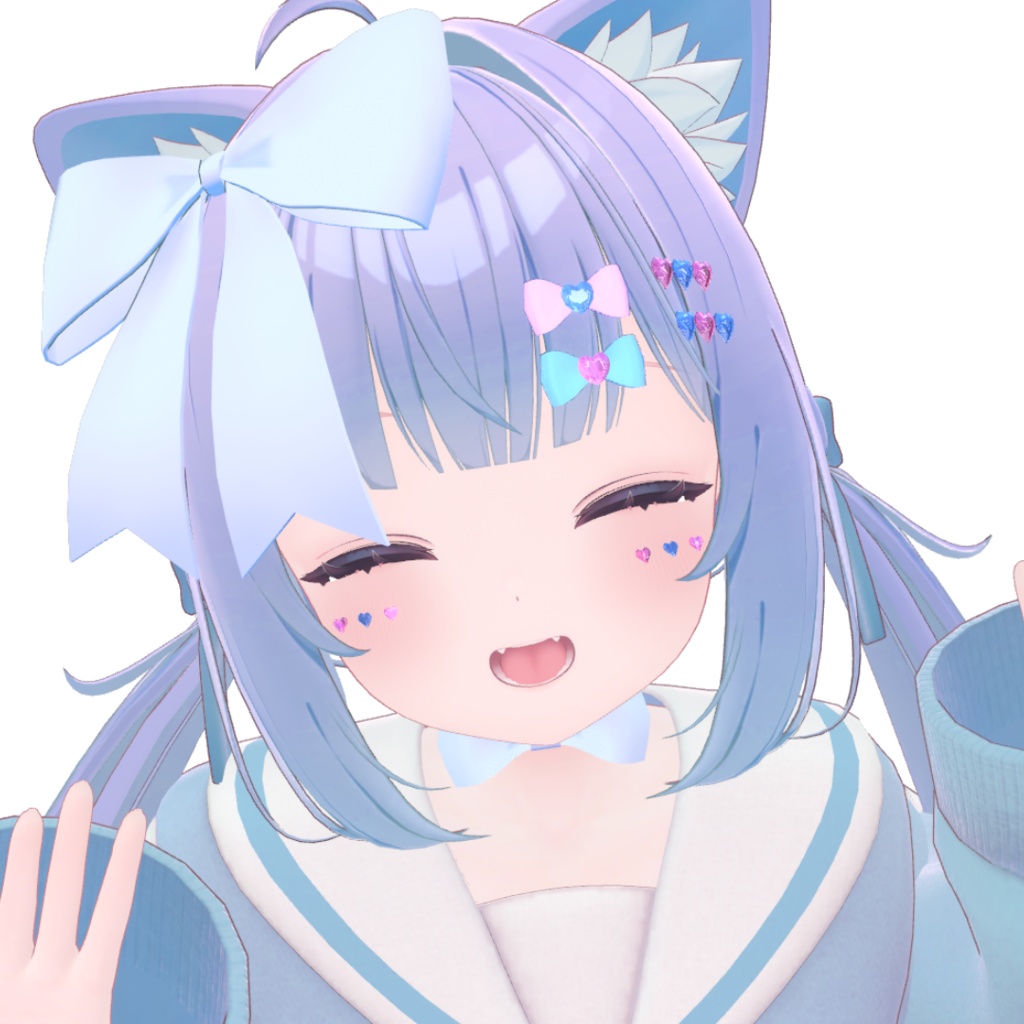 【Free/無料】Ribbon&Heart【ヘアアクセサリー】