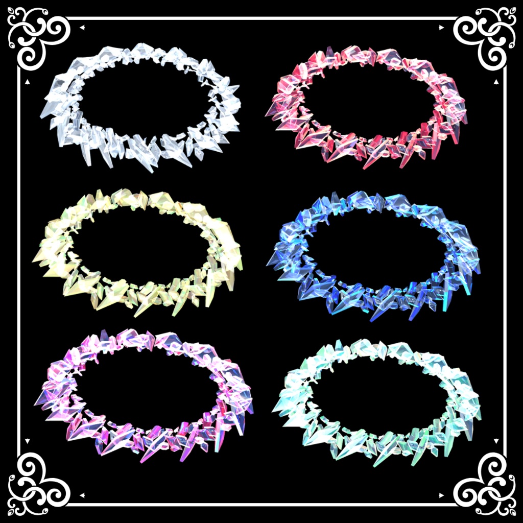 【パーティクル付き】JEWEL SHARDS WINGS【PB設定済み】【MA設定済】