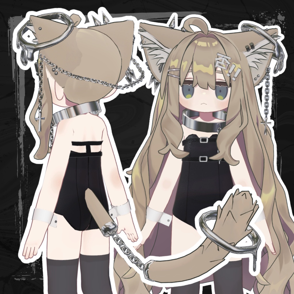 【キプフェル対応】Hell_Anima【けもみみ&尻尾】