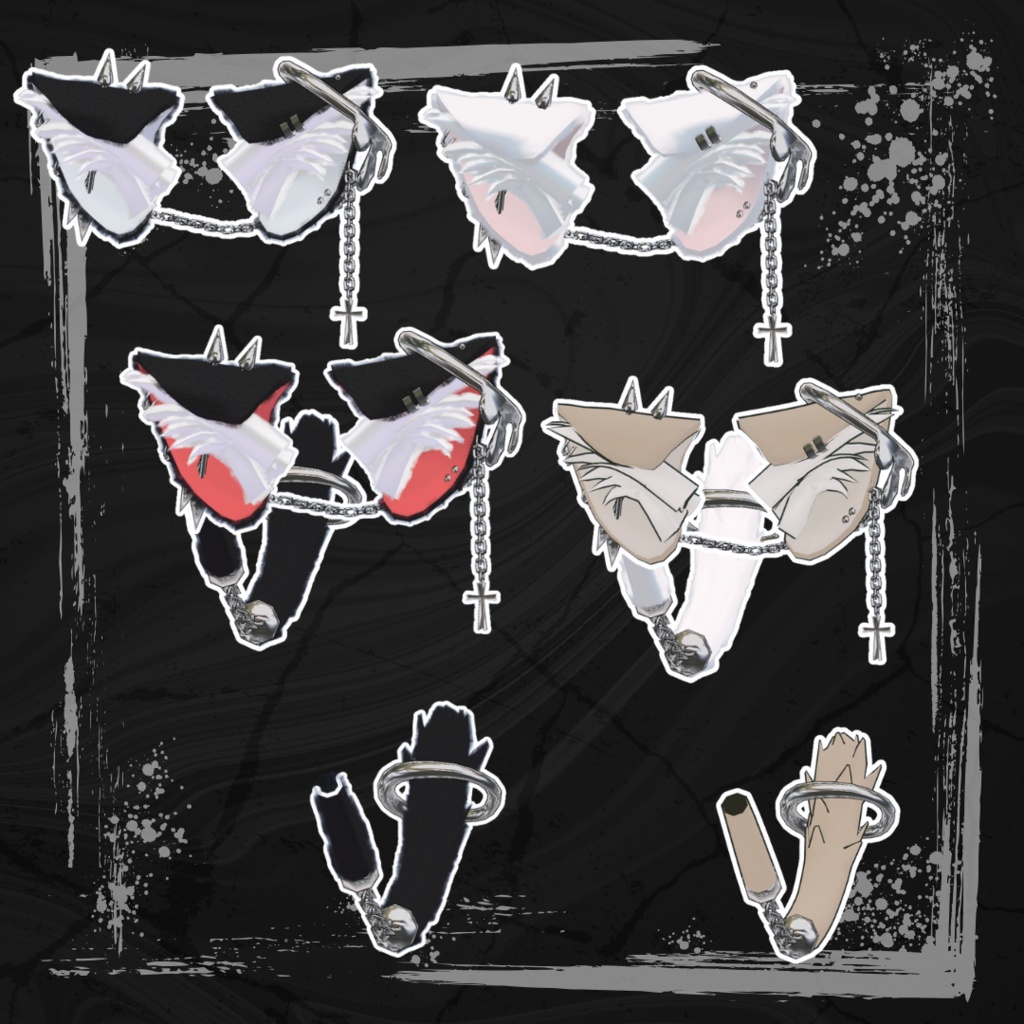 【キプフェル対応】Hell_Anima【けもみみ&尻尾】