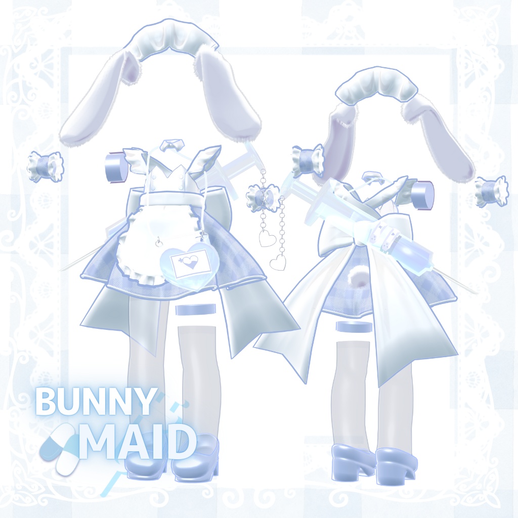 💉BUNNY MAID💉~nurse~【2way】【まめひなた/キプフェル対応】