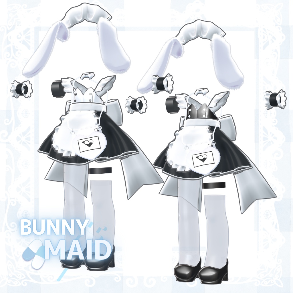 💉BUNNY MAID💉~nurse~【2way】【まめひなた/キプフェル対応】