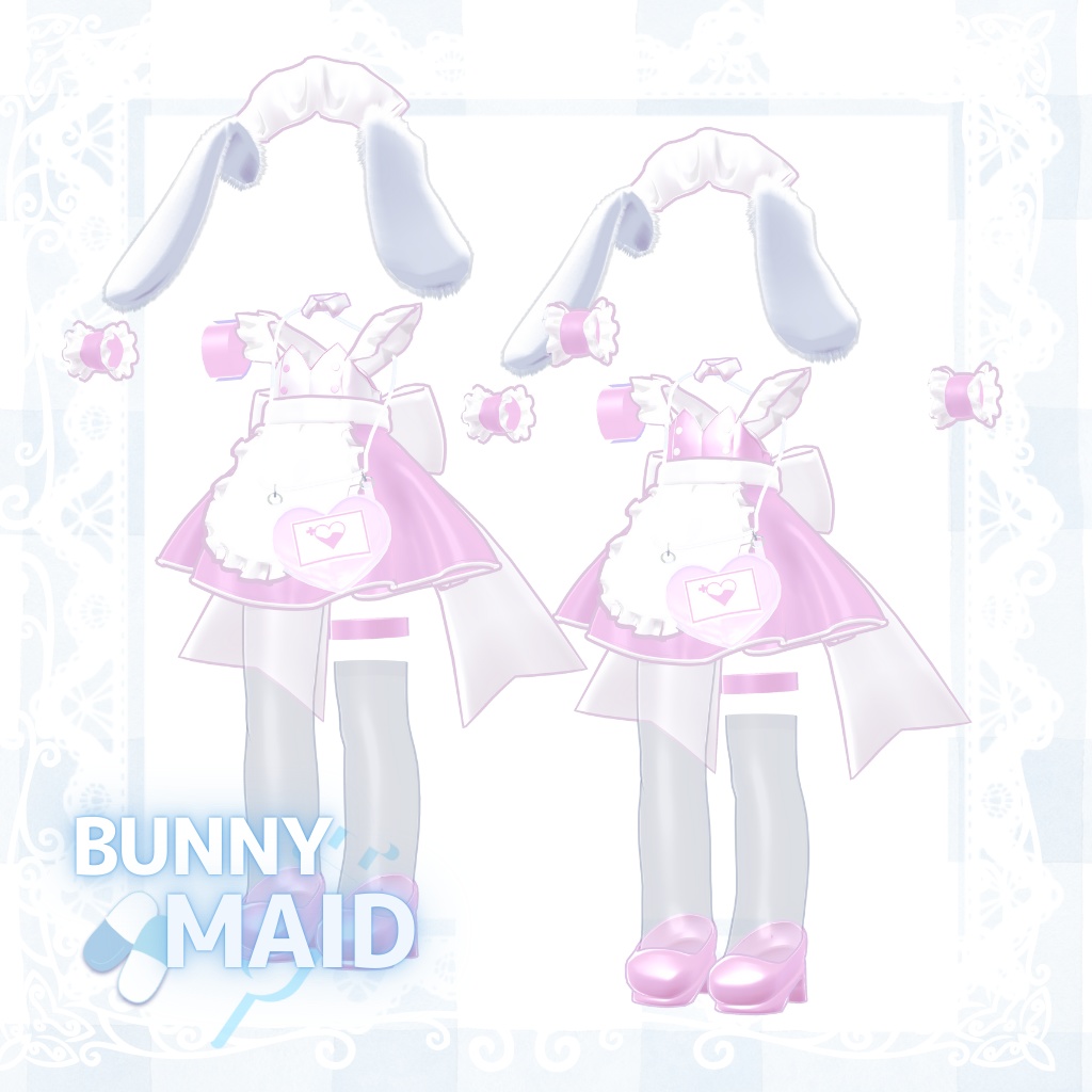 💉BUNNY MAID💉~nurse~【2way】【まめひなた/キプフェル対応】