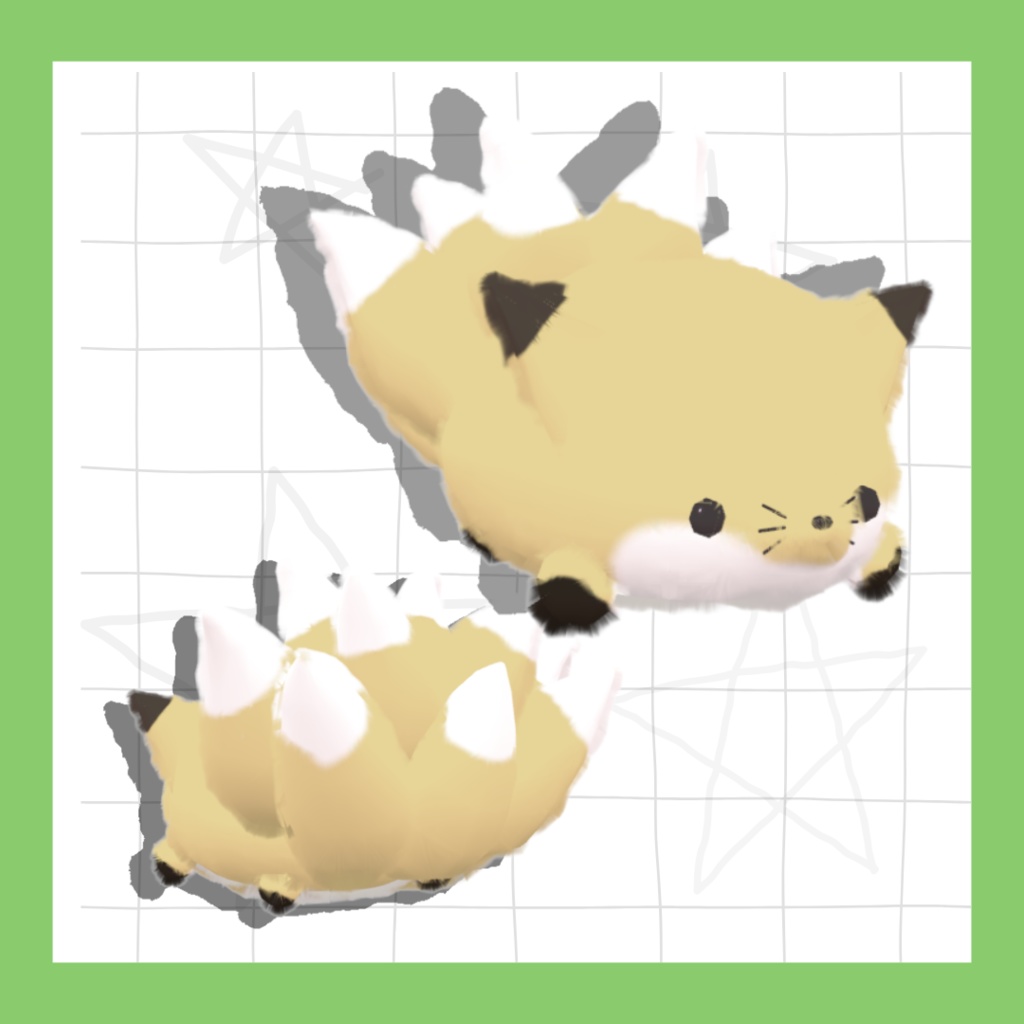 もふもち!たぬきつねズ【パーティクル付き】