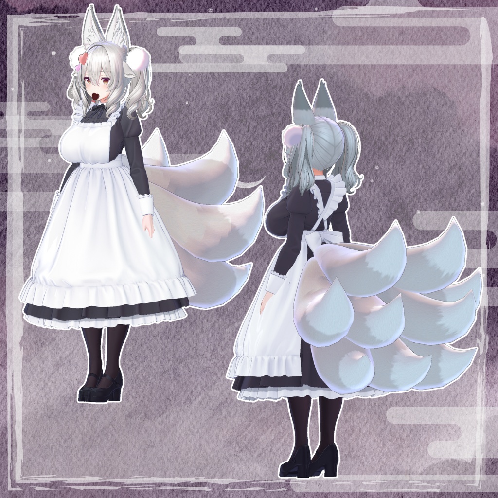 🦊恋狐がれ【九尾のけもみみ&しっぽ】