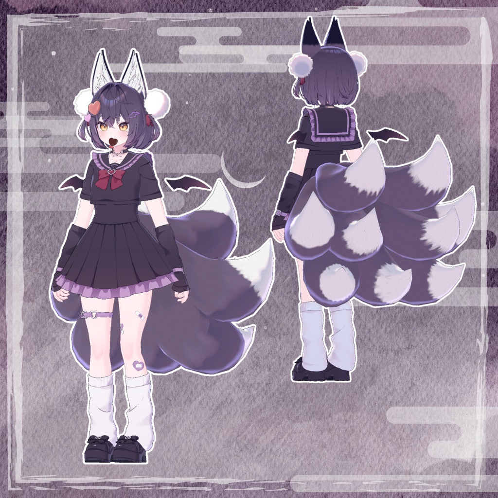 🦊恋狐がれ【九尾のけもみみ&しっぽ】