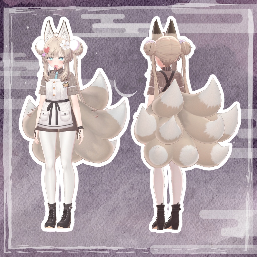 🦊恋狐がれ【九尾のけもみみ&しっぽ】